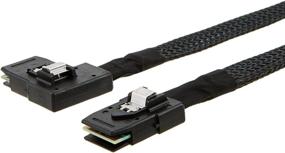 img 4 attached to 🔌 CableCreation Internal Mini SAS SFF-8087 to SFF-8087 Cord with Right Angle Connector