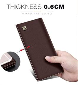 img 1 attached to 👜 LAORENTOU Genuine Leather Wallet Holder: A Stylish Solution for Men's Wallets, Card Cases & Money Organizers