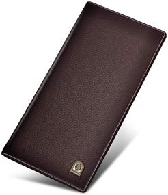 img 4 attached to 👜 LAORENTOU Genuine Leather Wallet Holder: A Stylish Solution for Men's Wallets, Card Cases & Money Organizers