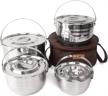 outkeeper camping cookware stainless campfire logo