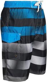img 2 attached to 👕 Orange Striped Boys' Clothing: Quad Seven Trunks