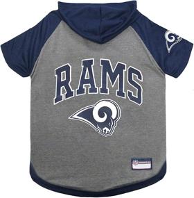 img 3 attached to Exclusive NFL Hoodie Tee for Dogs & Cats in All 32 NFL Teams! Check Out the Cuddliest Sports Hooded Pet Shirt with Your Favorite Team Name Available in S, M, L & XS!