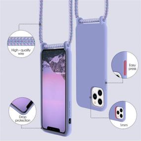 img 3 attached to Crossbody Silicone Adjustable Necklace Protective Cell Phones & Accessories