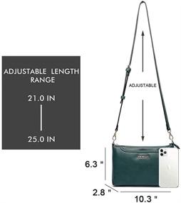 img 2 attached to Crossbody Lightweight Handbags Shoulder Adjustable