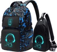 asge backpacks school luminous bookbag backpacks for kids' backpacks logo