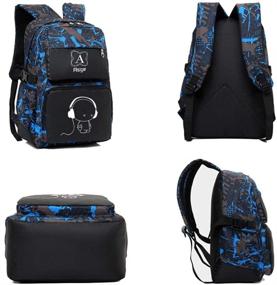 img 1 attached to Asge Backpacks School Luminous Bookbag Backpacks for Kids' Backpacks