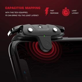 img 3 attached to 🎮 Enhanced Mobile GameSir F5 Triggers for PUBG/Fortnite/Call of Duty, Responsive Controller with Aim &amp; Fire Trigger, Three Gear Modes – Compatible with iPhone and Android Phones