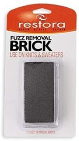 img 1 attached to 🧶 FuzzAway Sweater Brick - Effortlessly Remove Pilling, Fuzz, and Knots from Sweaters