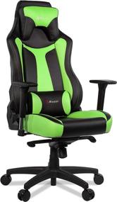 img 3 attached to 🎮 Arozzi Vernazza Series Green Super Premium Gaming Racing Style Swivel Chair