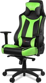 img 4 attached to 🎮 Arozzi Vernazza Series Green Super Premium Gaming Racing Style Swivel Chair