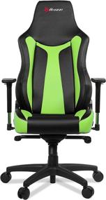 img 2 attached to 🎮 Arozzi Vernazza Series Green Super Premium Gaming Racing Style Swivel Chair