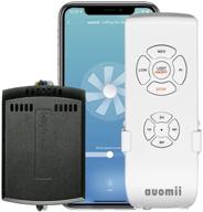 🔧 auomii smart wifi ceiling fan remote control kit: alexa & google assistant compatible, easy smart phone control, no hub needed логотип