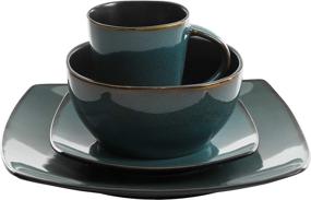 img 2 attached to Gibson Elite Lounge 16-Piece Dinnerware Set