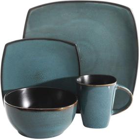 img 3 attached to Gibson Elite Lounge 16-Piece Dinnerware Set