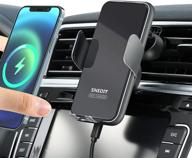 wireless car charger auto clamping accessories logo