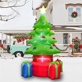 img 2 attached to 🎄 FUNPENY 7 FT Christmas Inflatable Christmas Tree with Built-in LEDs – Festive Outdoor Decor for Yard, Lawn, Patio, Garden, Xmas Party!