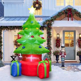 img 3 attached to 🎄 FUNPENY 7 FT Christmas Inflatable Christmas Tree with Built-in LEDs – Festive Outdoor Decor for Yard, Lawn, Patio, Garden, Xmas Party!