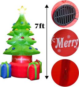 img 1 attached to 🎄 FUNPENY 7 FT Christmas Inflatable Christmas Tree with Built-in LEDs – Festive Outdoor Decor for Yard, Lawn, Patio, Garden, Xmas Party!
