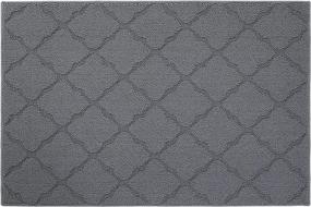 img 4 attached to 🚪 Super Absorbent Indoor Doormat with Non-Slip Rubber Backing - Grey, 24" x 36