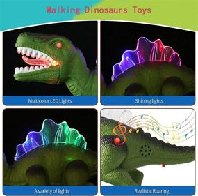 img 3 attached to 🦖 Unleash the Roar-some World of Realistic Interactive Dinosaurs: An Educational Electronic Delight