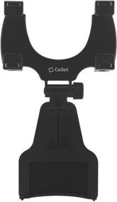 img 3 attached to Cellet Car Rear-view Mirror Mount Phone Holder for Samsung Note 10/9/8, Galaxy S10/S9/S8, A6/J7/J3, Apple iPhone 11 Pro Max/XS Max/XR/X/8, LG V40 ThinQ, Stylo 4, Moto Z3/Play, G6/G, e5 Play Plus