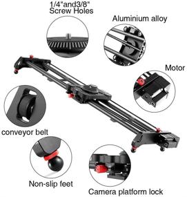 img 3 attached to 📹 GVM Great Video Maker Camera Motorized Slider - 48"/120CM, Automatic Round Trip, Time Lapse, Panoramic Shooting, Video Capture - Smooth and Stable Slider with Battery