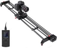 📹 gvm great video maker camera motorized slider - 48"/120cm, automatic round trip, time lapse, panoramic shooting, video capture - smooth and stable slider with battery logo