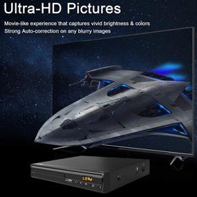 img 2 attached to All Region Free CD/DVD Player for TV with HDMI Output and USB Input, Supports Mic's/Karaoke, Includes HDMI/RCA Cables for NTSC/PAL System DVD Players, Remote Control Included