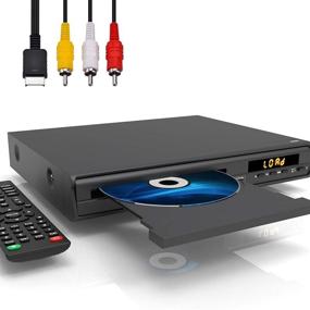 img 4 attached to All Region Free CD/DVD Player for TV with HDMI Output and USB Input, Supports Mic's/Karaoke, Includes HDMI/RCA Cables for NTSC/PAL System DVD Players, Remote Control Included