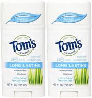 toms maine long lasting deodorant lemongrass logo