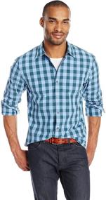 img 3 attached to 👔 SEO-Optimized: Goodthreads Men's Slim Fit Long Sleeve Gingham Poplin Shirts
