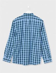 img 1 attached to 👔 SEO-Optimized: Goodthreads Men's Slim Fit Long Sleeve Gingham Poplin Shirts