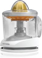 efficient citrus juicer: black+decker 32oz, white cj625 логотип