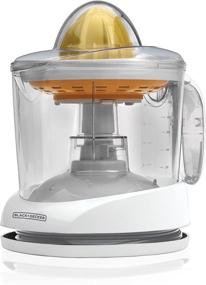 img 4 attached to Efficient Citrus Juicer: BLACK+DECKER 32oz, White CJ625