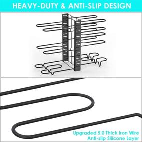 img 1 attached to 🗄️ Ultimate Pan Organizer Rack for Cabinets: 3 DIY Methods, 8 Tiers, Heavy Duty Design