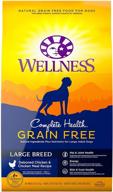 🐶 enhance your large breed's well-being with wellness complete health natural dry dog food logo