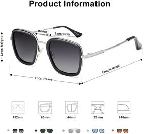 img 2 attached to SOJOS Polarized Sunglasses Aviator Gradient