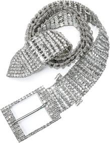 img 4 attached to Dubulle Diamond Rhinestone Crystal Accessory Women's Accessories