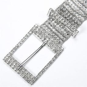 img 2 attached to Dubulle Diamond Rhinestone Crystal Accessory Women's Accessories