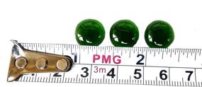 img 2 attached to 💚 Rastogi Handicrafts Tiny Centerpieces: Vibrant Green Glass Gems for Vase Fillers, Weddings, and Decorations - Pack of 100pcs, SIZE - 10mm (1cm)