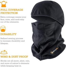 img 1 attached to AstroAI Small Size Ski Mask: Ultimate Cold Weather Windproof Balaclava for Men and Women - Ideal for Motorcycle Riding, Snowboarding, and Skiing