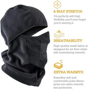 img 2 attached to AstroAI Small Size Ski Mask: Ultimate Cold Weather Windproof Balaclava for Men and Women - Ideal for Motorcycle Riding, Snowboarding, and Skiing