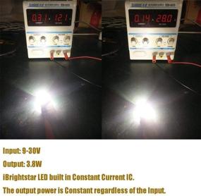 img 1 attached to 🔆 iBrightstar Сверхяркие лампы 3157 4157 3057 3156 с проектором для фонарей заднего хода и стоп-сигналов, белая ксенонового цвета - улучшенная версия, низкое энергопотребление и совместимость 9-30V