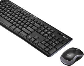 img 2 attached to 🖥️ Беспроводная клавиатура Logitech K270 и мышь M185 в комплекте - повышенная эффективность и продолжительное время работы от батареи.