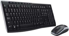 img 3 attached to 🖥️ Беспроводная клавиатура Logitech K270 и мышь M185 в комплекте - повышенная эффективность и продолжительное время работы от батареи.