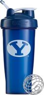 🔵 byu cougar blenderbottle колледж классик 28 унций шейкер бутылка - синий/белый логотип