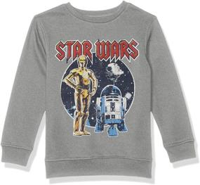 img 3 attached to Star Wars Boys Sweatshirt X Large: Cool, Comfy & Stylish Boys' Clothing!