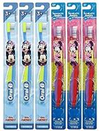 🦷 oral-b mickey and minnie mouse kids toothbrush – pack of 6, ages 2-3+, extra soft bristles logo