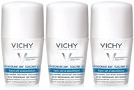 🌿 vichy 24-hour dry-touch roll-on deodorant: aluminum-free, invisible residue-free - 3 pack logo