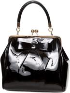 👜 dancing days american vintage rockabilly retro 50s top handle bag: a timeless handbag for retro fashion enthusiasts logo